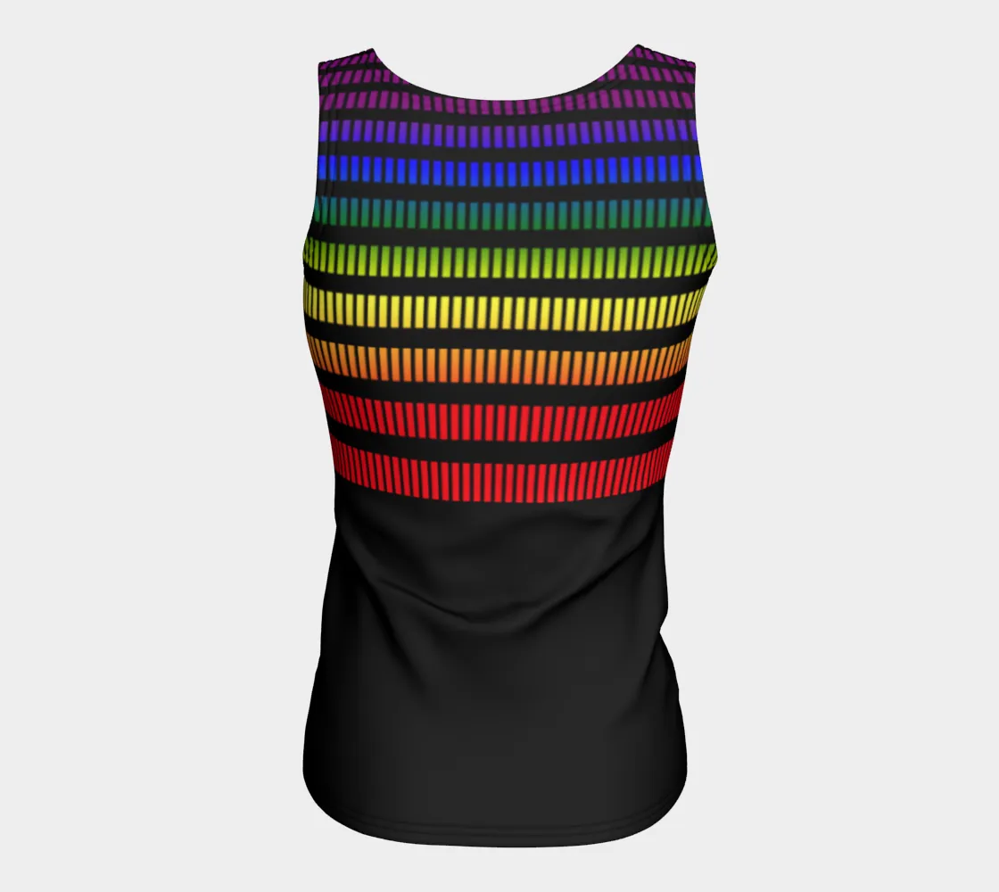 Spectral Bands Fitted Tank Top