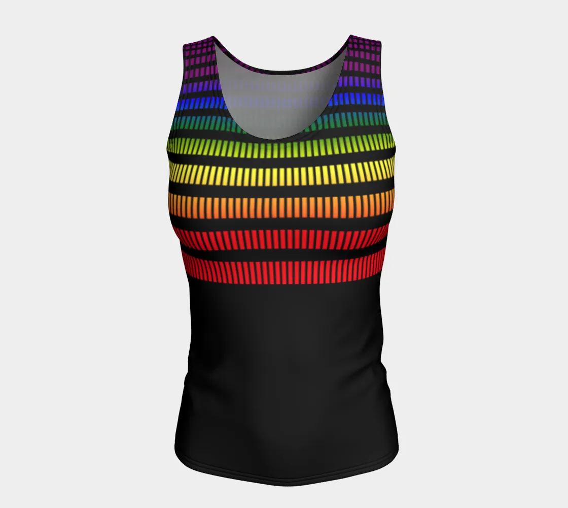 Spectral Bands Fitted Tank Top